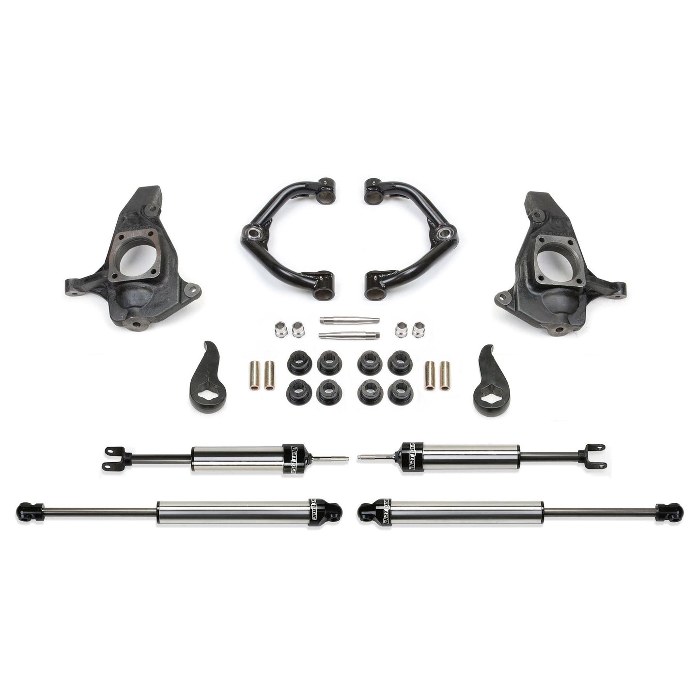 Fabtech 3.5in Ultimate Suspension System w/ Uniball Upper Control Arm & Dual Rate Shocks | GM C/K2500HD/3500HD (11-19) (K1065DL)