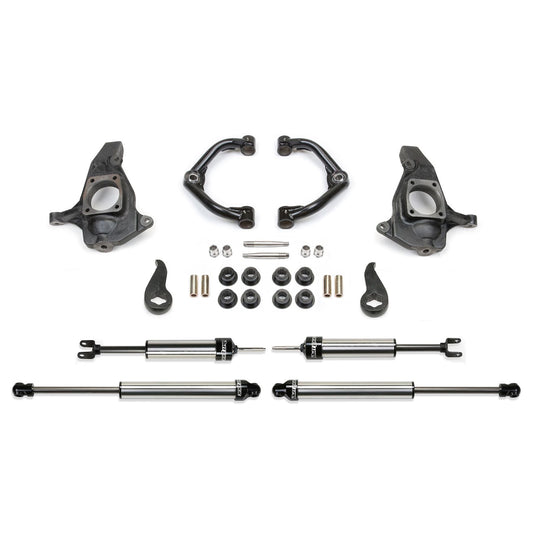 Fabtech 3.5in Ultimate Suspension System w/ Uniball Upper Control Arm & Dual Rate Shocks | GM C/K2500HD/3500HD (11-19) (K1065DL)
