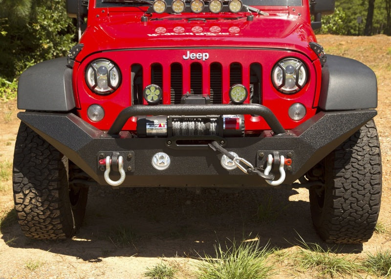 Rugged Ridge 11548.01 Spartan Front Bumper for 07-18 Jeep Wrangler JK