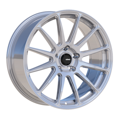 (set of 4) Konig Aeris Steel Silver | 19x8.5" +35mm | 5x114.3mm Wheel