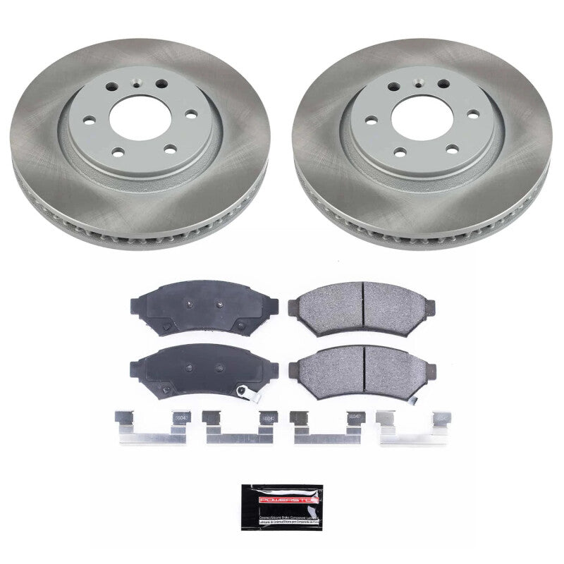 PowerStop 06-07 Saturn Relay Front Semi-Coated Rotor Kit (SC4602)