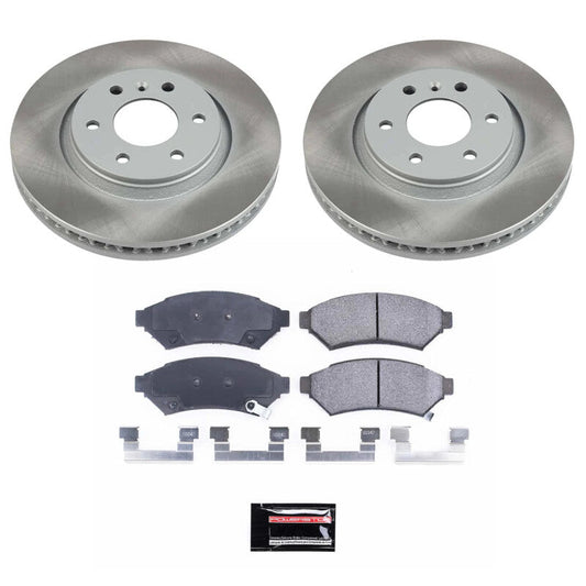 PowerStop 06-07 Saturn Relay Front Semi-Coated Rotor Kit (SC4602)