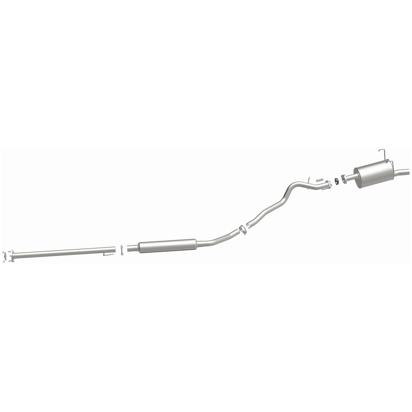 BRExhaust 1997-2001 Honda CR-V 2.0L Direct-Fit Replacement Exhaust System