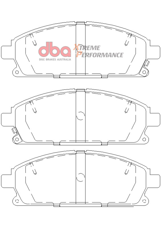 DBA XP650 Front Xtreme Performance Front Brake Pads | Nissan Pathfinder (96-04) (DB1333XP)