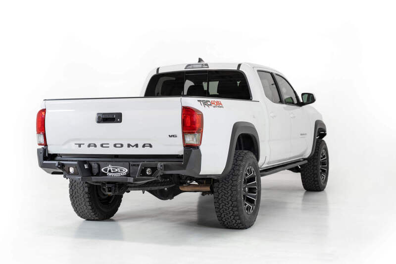 Addictive Desert Designs 16-19 Toyota Tacoma Stealth Fighter Rear Bumper w/ Backup Sensor Cutouts