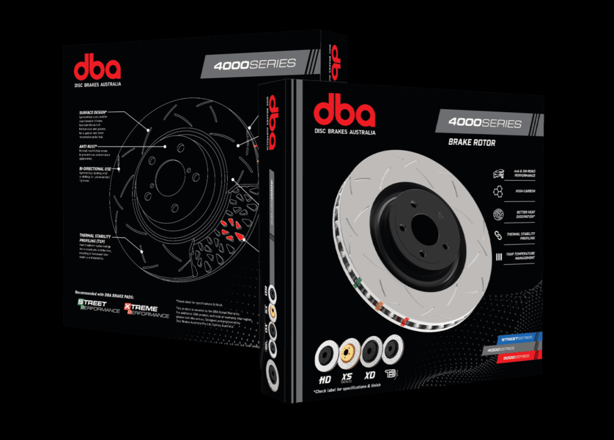 DBA Front Slotted 4000 Series Rotor | Subaru STi (17+) (DBA43050S-10)