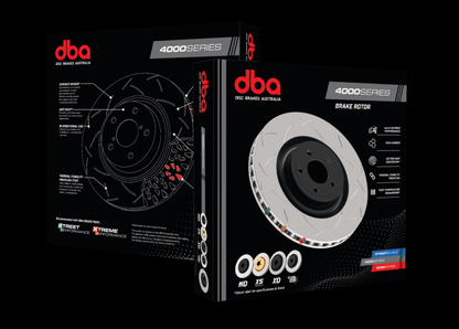 DBA Front Slotted 4000 Series Rotor | Subaru STi (17+) (DBA43050S-10)