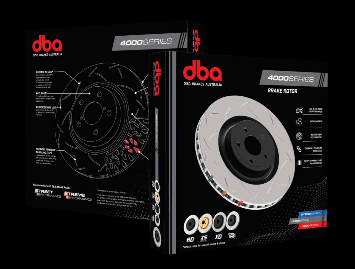 DBA Rear Slotted 4000 Series Rotor | Subaru STi (17+) (DBA43051S-10)