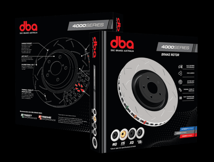DBA Rear Slotted 4000 Series Rotor | Subaru STi (17+) (DBA43051S-10)