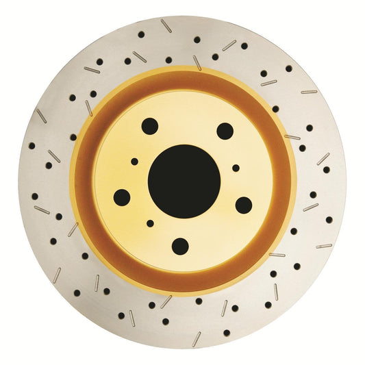 DBA Drilled/Slotted Rear Brake Rotor | Multiple Fitments (42659XS)
