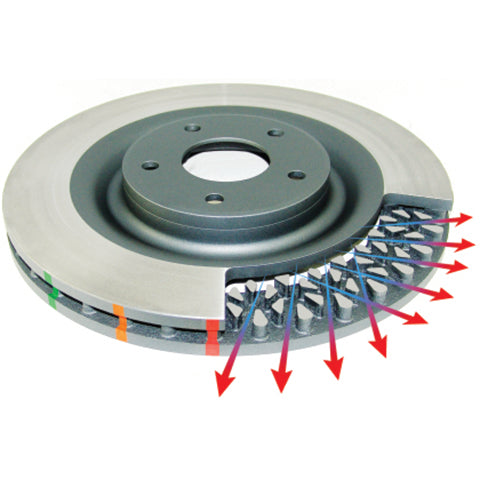 DBA Rear T-Slot 4000 Series Brake Rotor | 2012+ Tesla Model S (42769S)