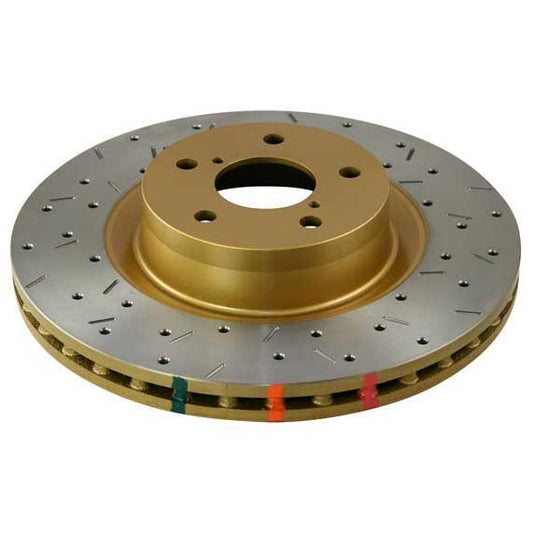DBA HD Series 4000XS Single Drilled/Slotted Front Brake Rotor | 2003-2006 Mitsubishi Lancer Evolution 8/9 (4418XS)
