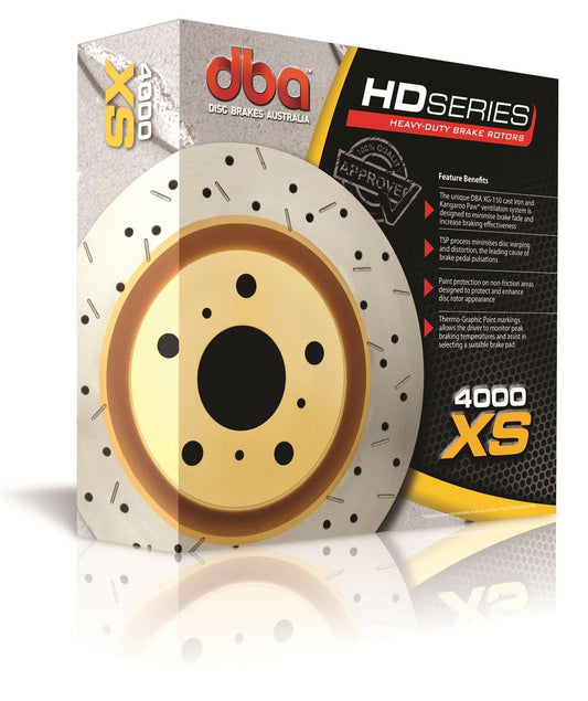 DBA HD Series 4000XS Brake Rotor | 2006-2007 Subaru Impreza WRX (4653XS)
