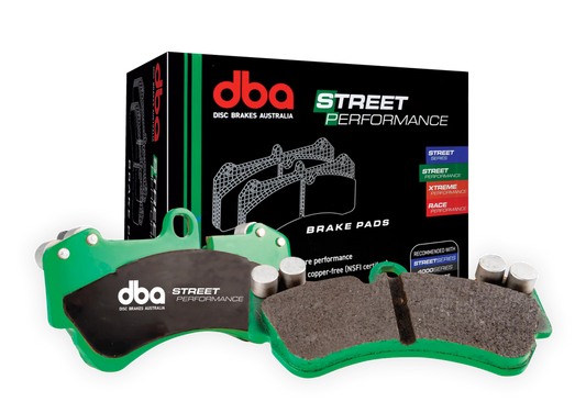 DBA Street Performance Series Rear Brake Pads 2022-2024 WRX w/ Electric Parking Brake