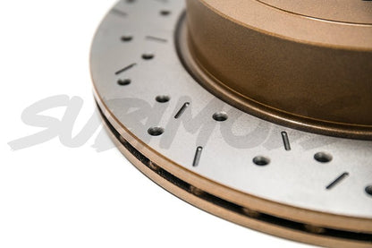 DBA Front Drilled & Slotted Street Series Rotor | Subaru Legacy GT (05-08) (DBA2650X-10)