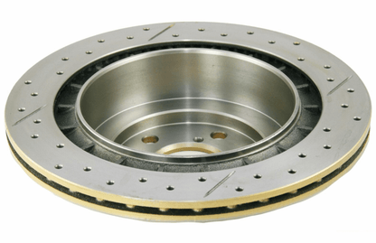 DBA Drilled & Slotted Rear Street Series Rotor | Subaru WRX (06-07) / LGT (05-08) (DBA653X)