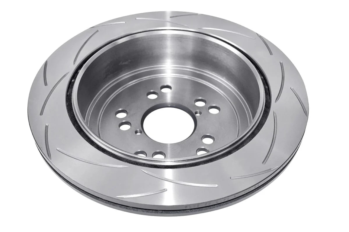 DBA Rear T2 T-Slot Uni-Directional Slotted Rotor | Subaru BRZ (12-21)/WRX (08-13/22+) (DBA2663S-10)