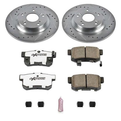 PowerStop Rear Z26 D&S Brake Kit w/ SS HW | Honda S2000 (00-09) (K2310-26)