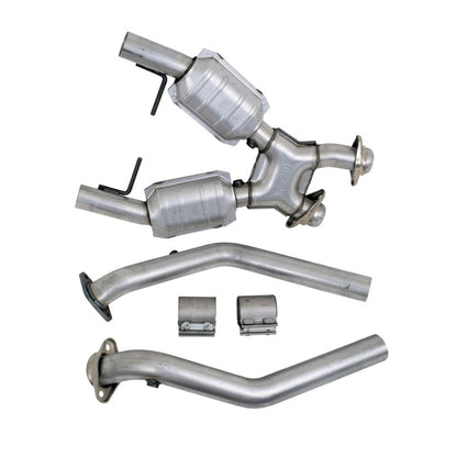 BBK 96-04 Mustang 4.6 GT High Flow X Pipe w/ Catalytic Converters (1666)