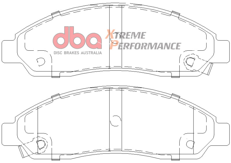 DBA XP Performance Front Brake Pads | Chevrolet Colorado (04-08) (DB1468XP)