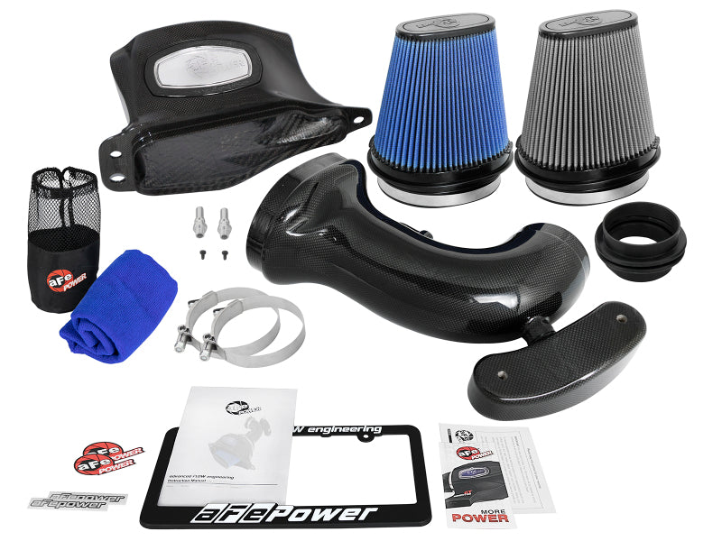 aFe Momentum Black Series Carbon Fiber Intake System P5R 14-17 Chevy Corvette 6.2L (C7)