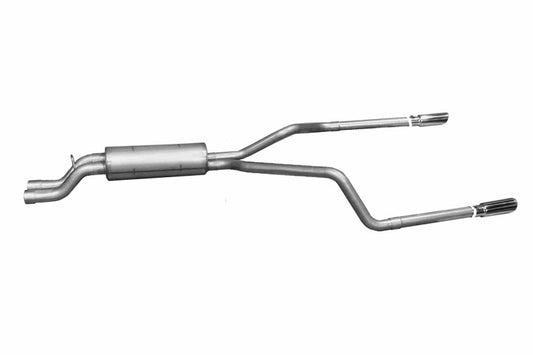 Gibson 2.5in Dual Split Cat-Back Exhaust | Chevrolet Silverado 2500 HD 6.0L (02-05) (65558)