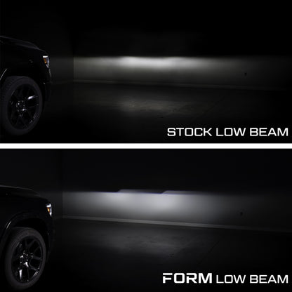 Form Lighting 2019-2024 Ram 1500 Sequential LED Projector Headlights (Pair)
