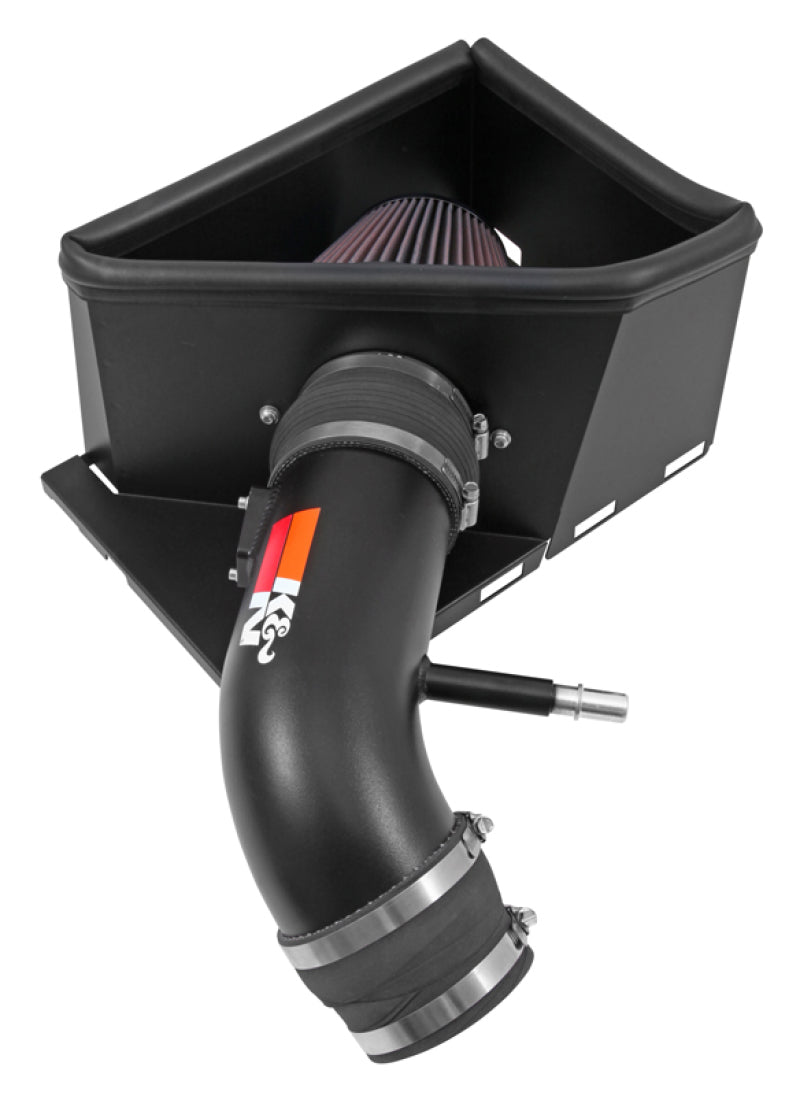 K&N High Flow Performance Intake Kit | Ram 2500/3500 6.4L V8 (14-15) K&N Engineering 77-1568KTK Ram 2500/3500 6.4L V8 High Flow Intake Kit