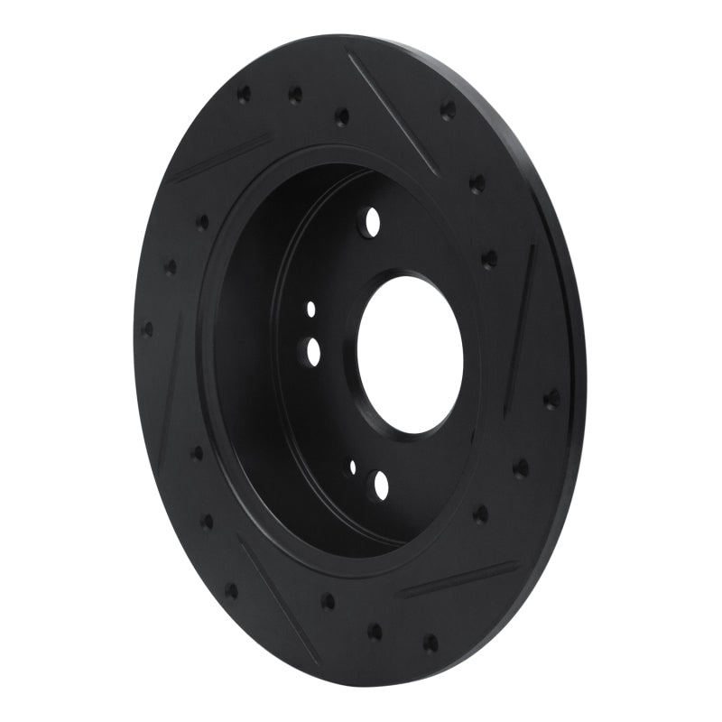 R1 Concepts Drilled & Slotted Rear Rotor | Acura ILX (97-15) (ECB-59024L)