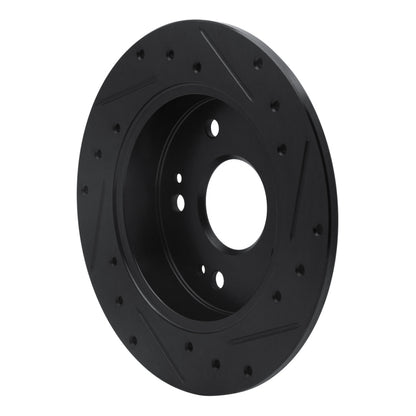 R1 Concepts Drilled & Slotted Rear Rotor | Acura ILX (97-15) (ECB-59024L)