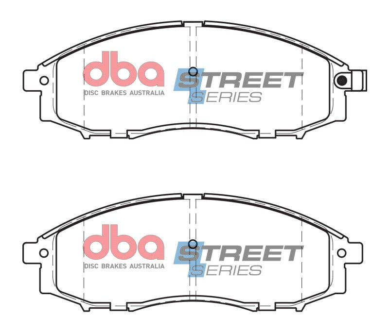 DBA Front Street Series Brake Pads | Nissan Frontier 6 Cyl RWD (03-04) (DB1439SS)