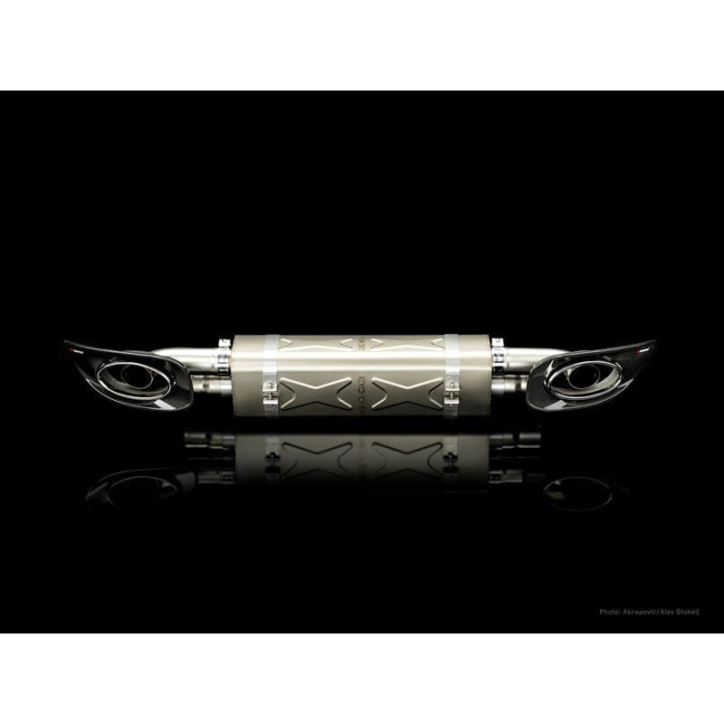 Akrapovic Porsche 911 Turbo / Turbo S (997.2) Slip-On Line (Titanium) w/ Titanium Tips