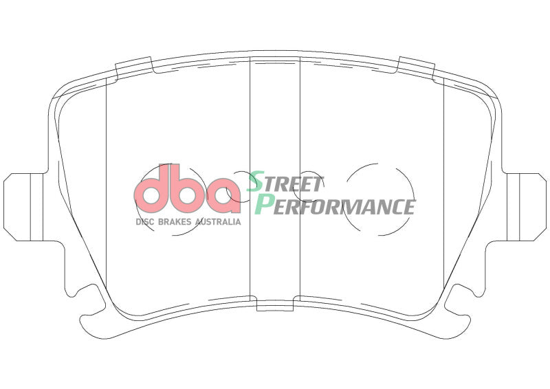 DBA Rear Street Performance Brake Pads | Audi A3 (06-09) (DB1865SP)