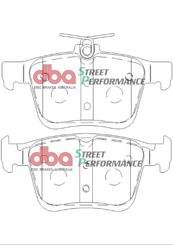 DBA Rear Street Performance Brake Pads | Volkswagen Golf (MK7) (DB2384SP)