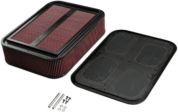 K&N Carbon Fiber 4in Air Box | Racing (100-8592)