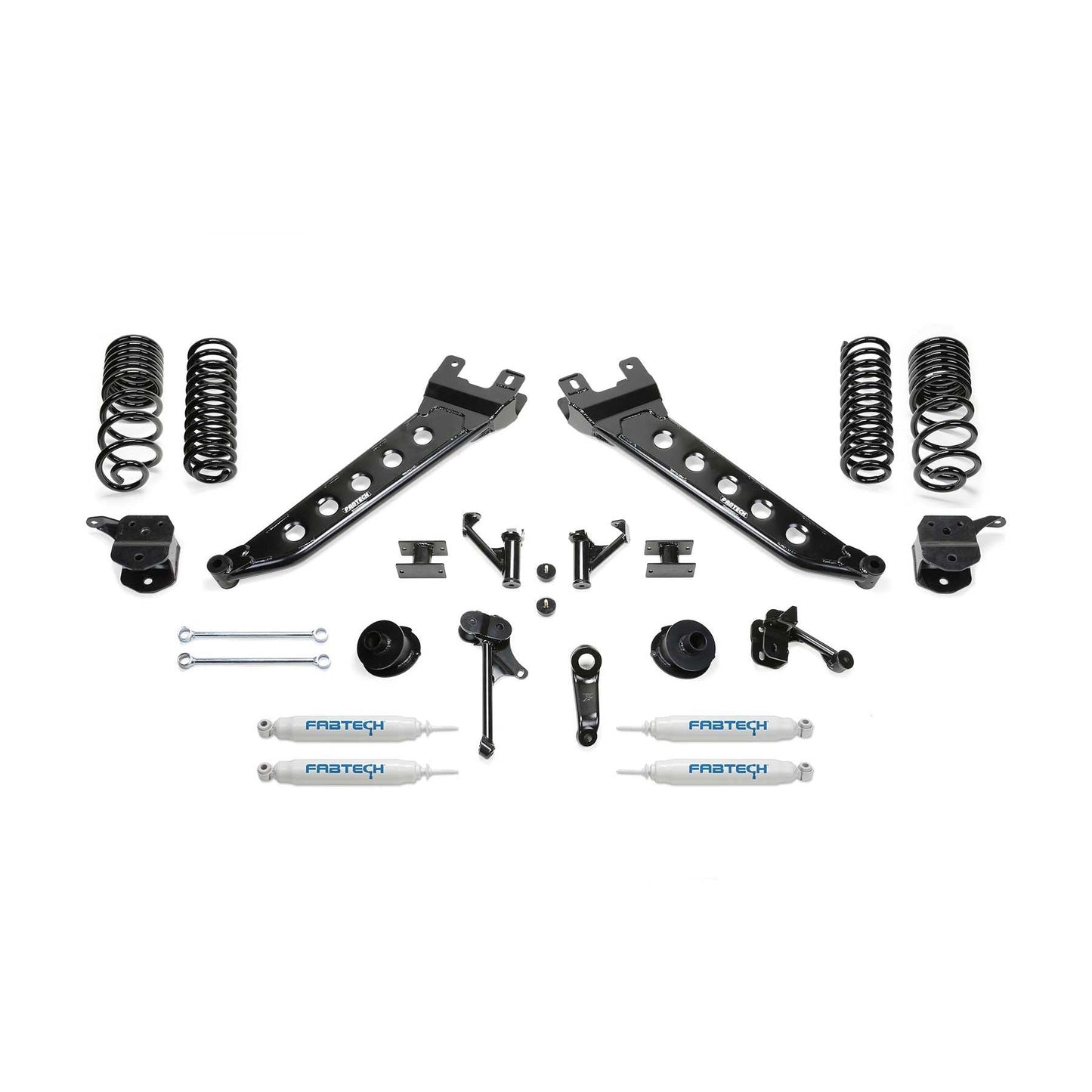 Fabtech 7in Radius Arm Kit w/ Performance Shocks | Ram 2500 4WD (14-18) (K3156)