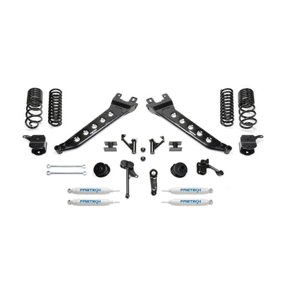 Fabtech 7in Radius Arm Kit w/ Performance Shocks | Ram 2500 4WD (14-18) (K3156)