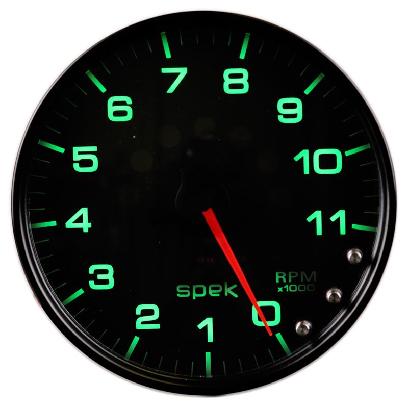 Autometer Spek-Pro 5" Tachometer W/Shift Light 11K RPM