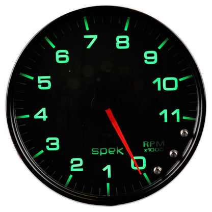 Autometer Spek-Pro 5" Tachometer W/Shift Light 11K RPM