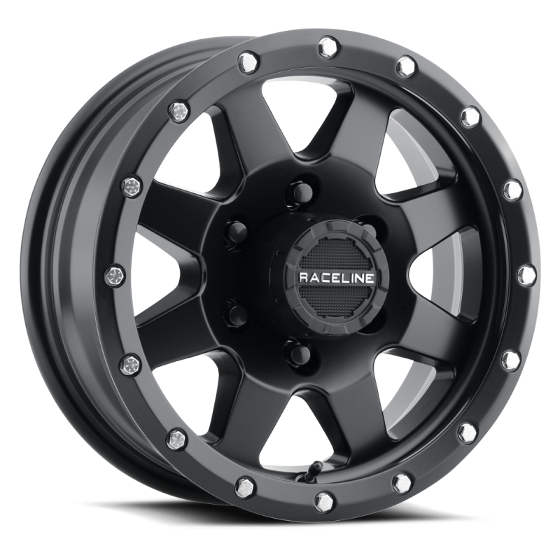 Raceline 935 Defender Satin Black | 14x6" +0mm | 5x114.3mm Wheel