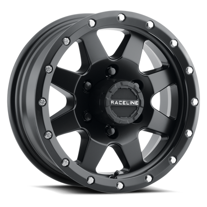Raceline 935 Defender Satin Black | 15x5" +0mm | 5x114.3mm Wheel