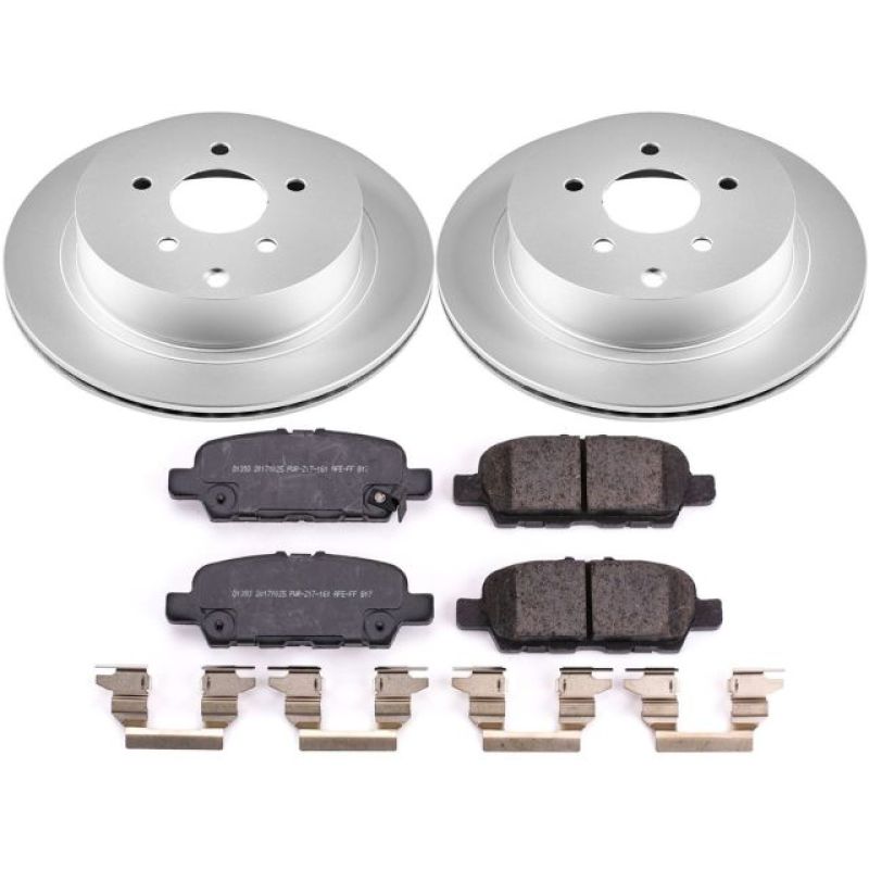 PowerStop Z17 Evo Geomet Coated Brake Kit | Infiniti Q50/Q60 (14-24, 18-22) (CRK8021)