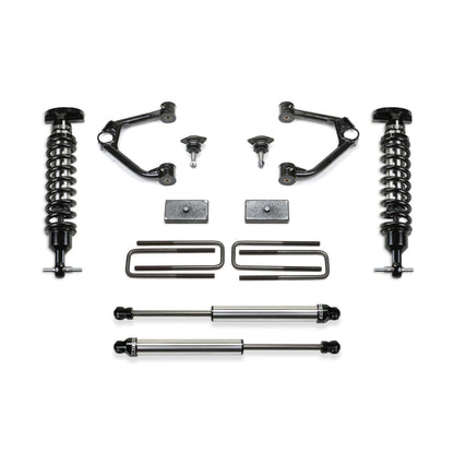 Fabtech 3" Budget Suspension System w/ Dual 2.5" & 2.25" Drop Links | GM C/K1500 Pickup (19-22) (K1126DL)