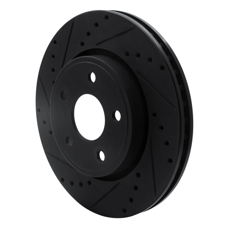 DFC D&S Black Brake Rotor (FRONT LEFT): Jeep Grand Cherokee (05-10)