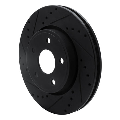 DFC D&S Black Brake Rotor (FRONT LEFT): Jeep Grand Cherokee (05-10)
