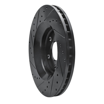 DFC D&S Brake Rotor (FRONT RIGHT): Dodge Durango (11-25) - Black Zinc