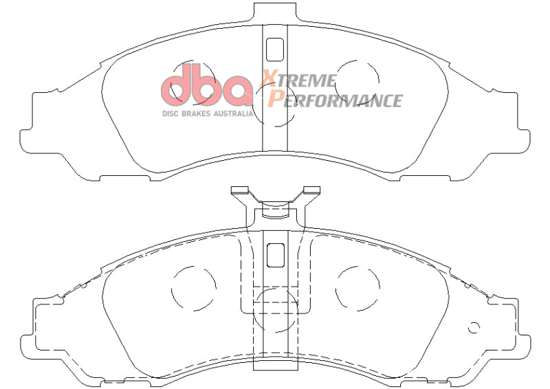 DBA XP650 Front Xtreme Performance Brake Pads | Pontiac GTO (04) (DB1331XP)