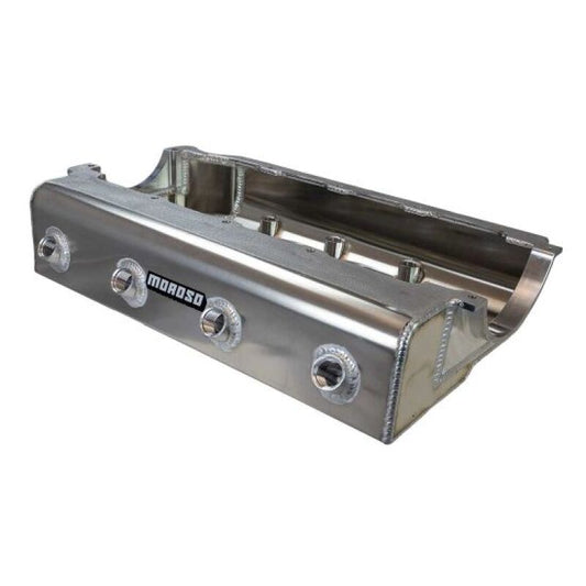 Moroso 20037 Dry Sump Oil Pan 5in Deep Marine Aluminum For BBC