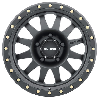 Method MR304 Double Standard Matte Black | 15x8" -24mm | 5x4.5mm Wheel