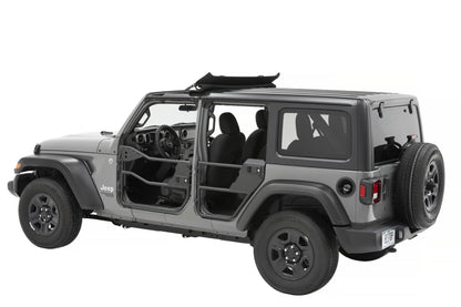 Bestop 51741-01 Rear Element Tube Doors for 20-26 Jeep Gladiator JT/Wrangler JL